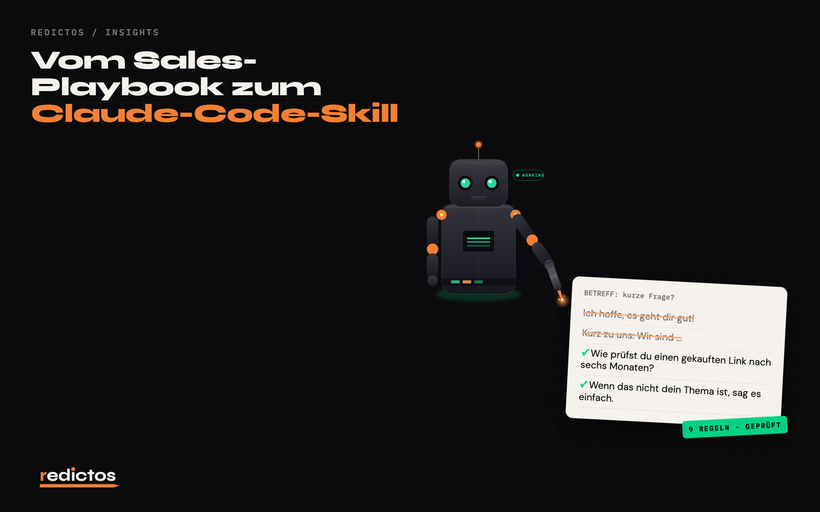 Unser Sales-Playbook lag im Drive, jetzt prüft es jede Mail