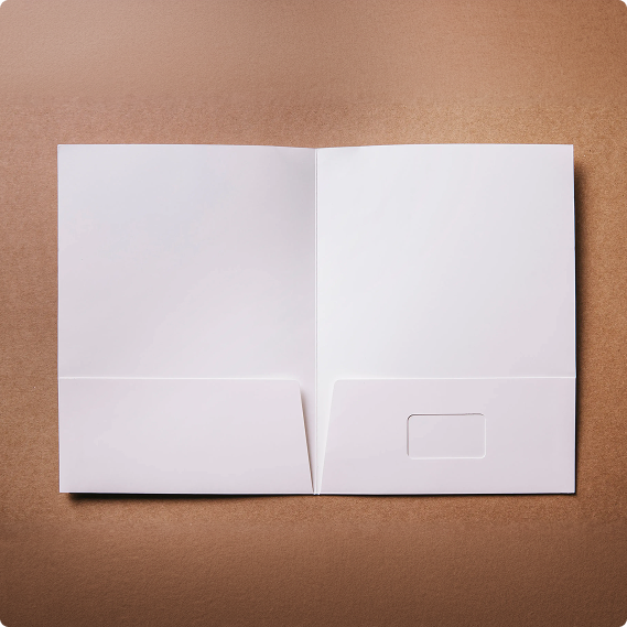 Pocket Folder 9"x12" 14PT Matt Laminated Thumbnail 3