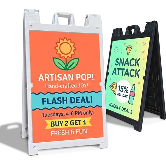 A Frame PVC Signicade Sandwich Board Thumbnail 3