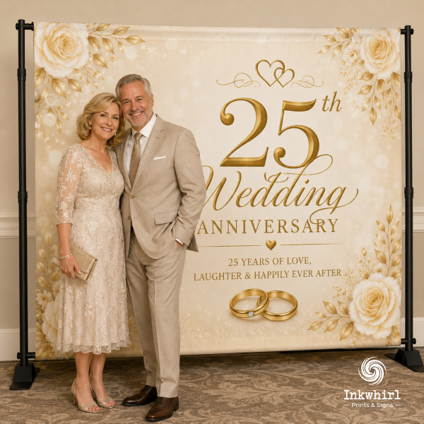 Step And Repeat  Fabric Banner With Stand Thumbnail 2