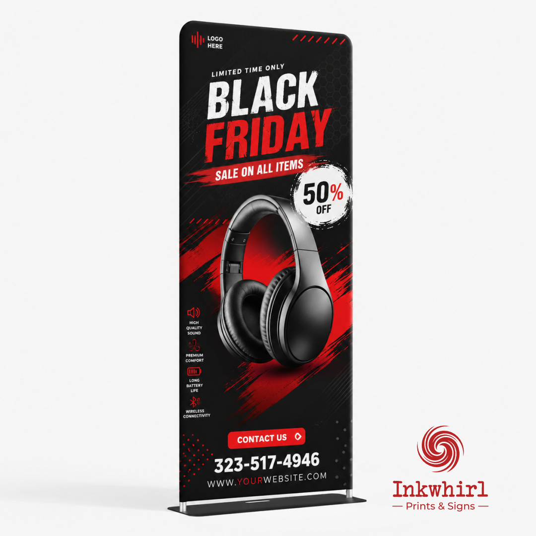 Tension Fabric Banner Stand