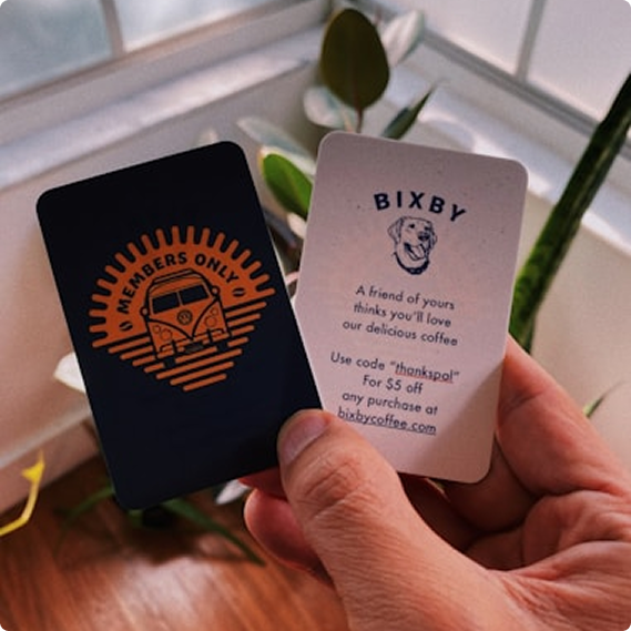Thick 18PT Laminated Business Cards