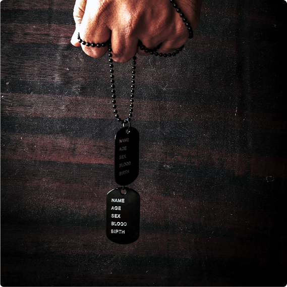 Dog Tag With Ball Chain Thumbnail 4