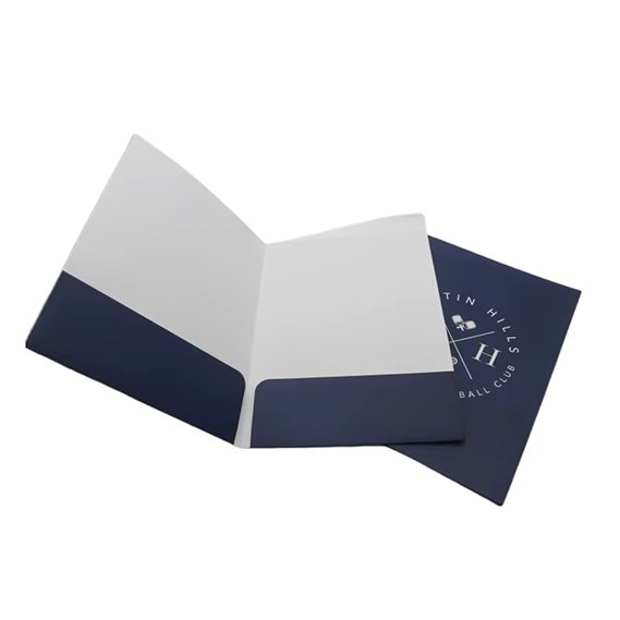 Pocket Folder 9"x12" 14PT Matt Laminated Thumbnail 4