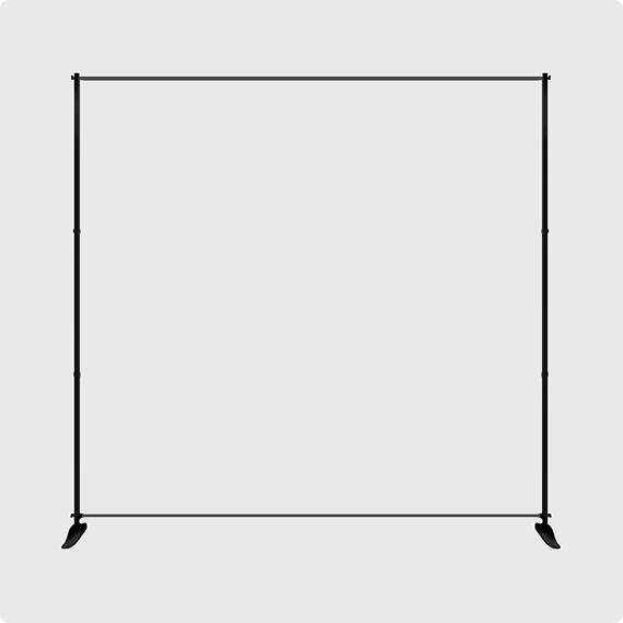 Step And Repeat  Fabric Banner With Stand Thumbnail 4