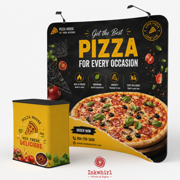 Curved Tension Fabric Display