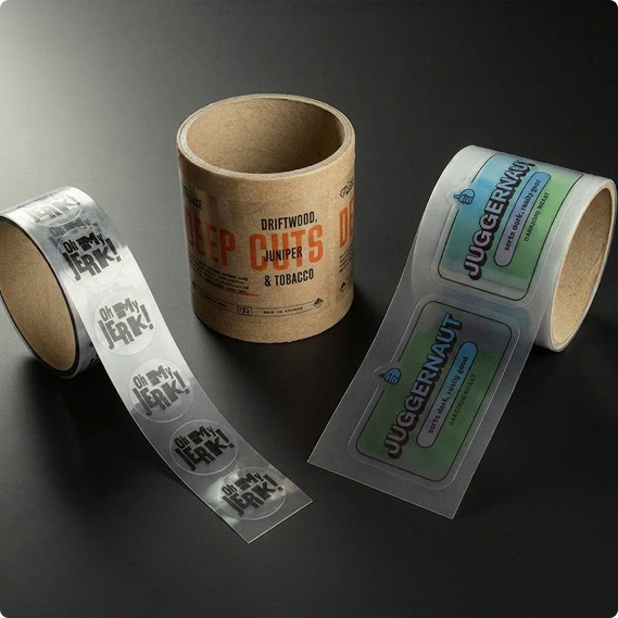 Clear BOPP Labels Thumbnail 2