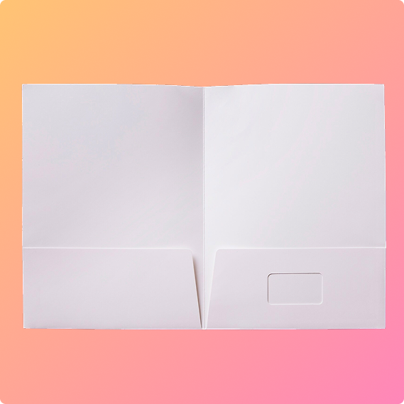 Pocket Folder 9"x12" 14PT Soft Touch Laminated Thumbnail 4