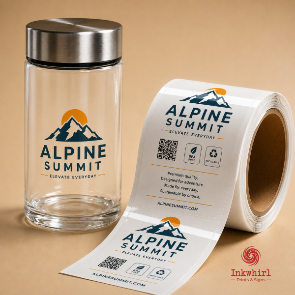 Clear BOPP Labels