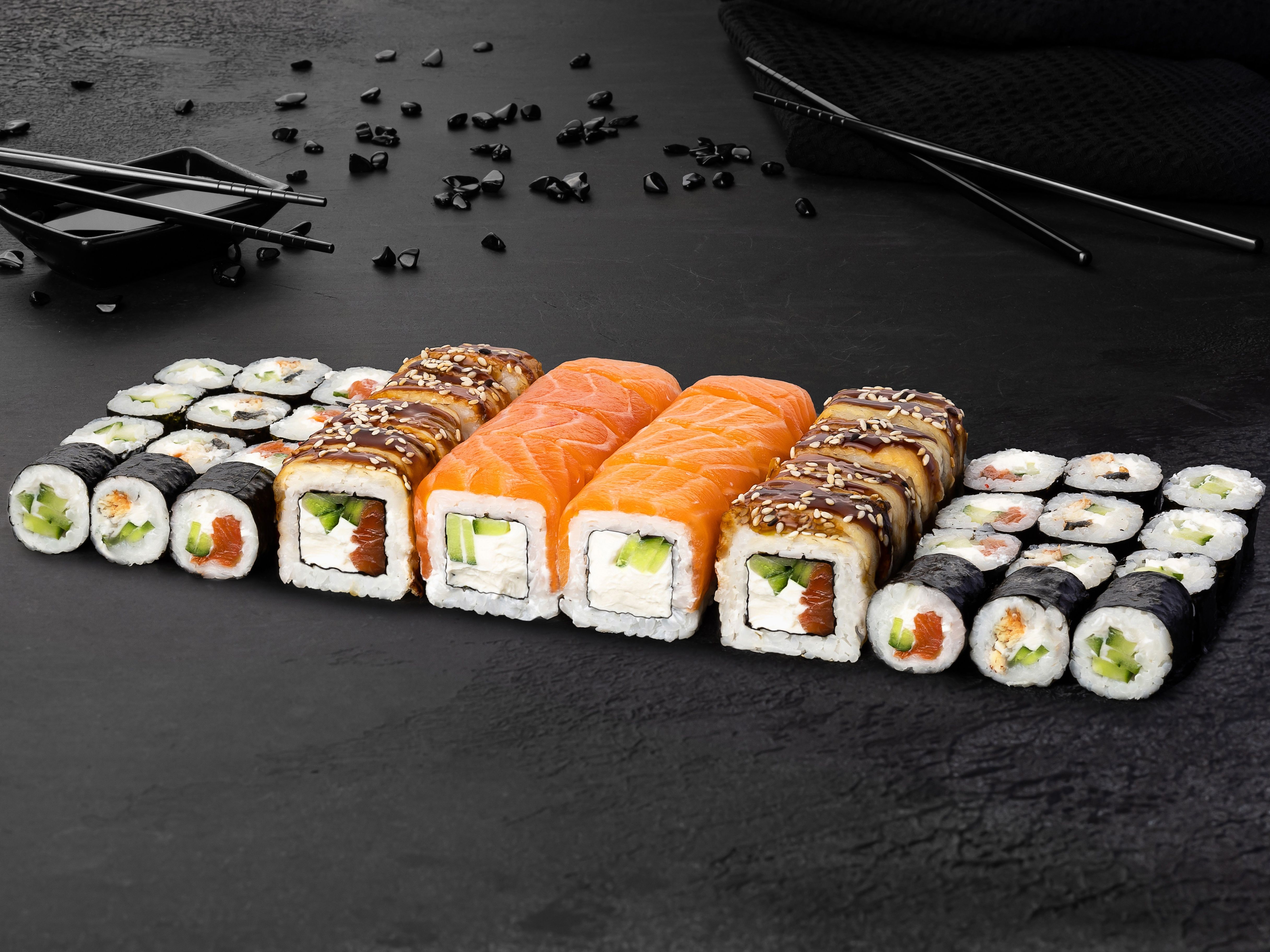 Заказать суши сет с доставкой королев фото 26