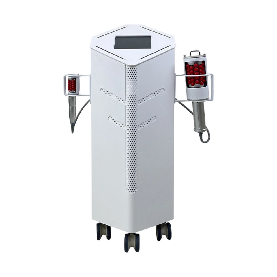 White Luxient face and body Endo spherical microvibration machine with two handpieces