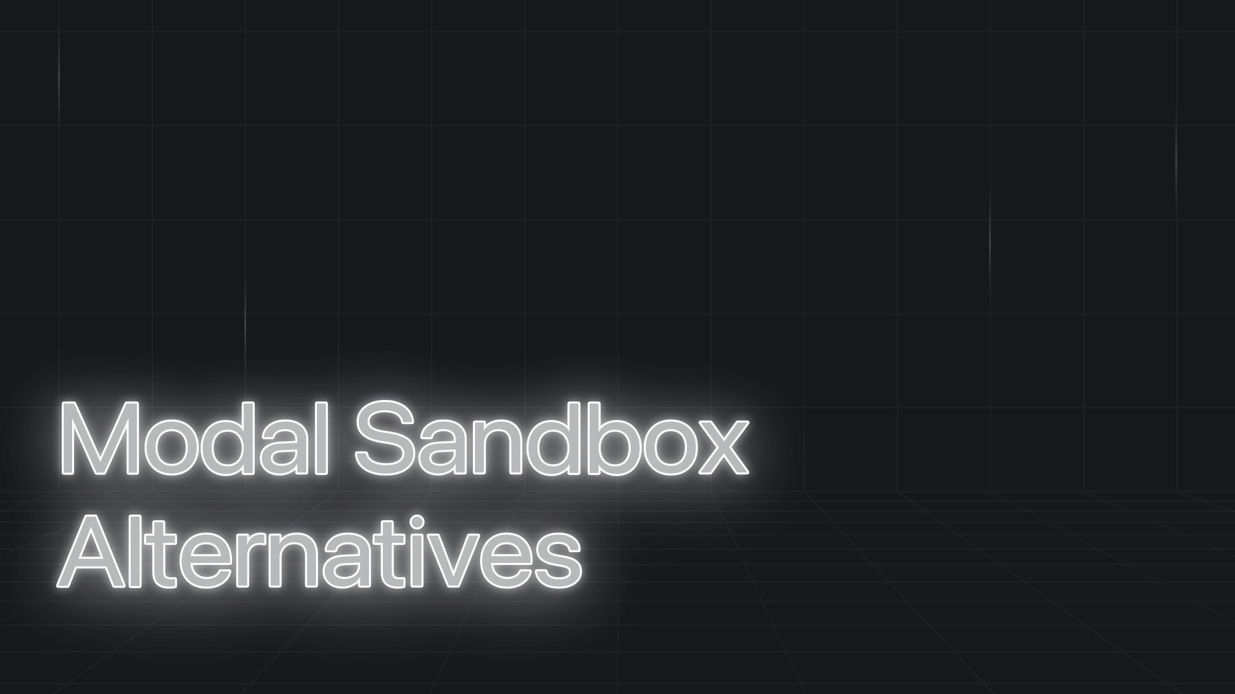 Modal Sandbox Alternatives for AI Agents