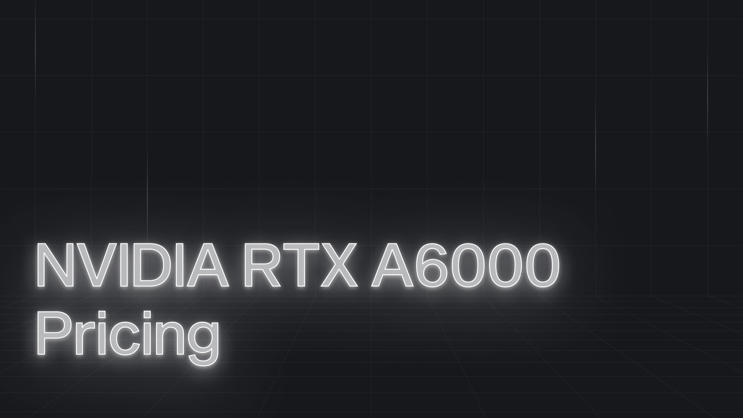 NVIDIA RTX A6000 Pricing (June 2026)