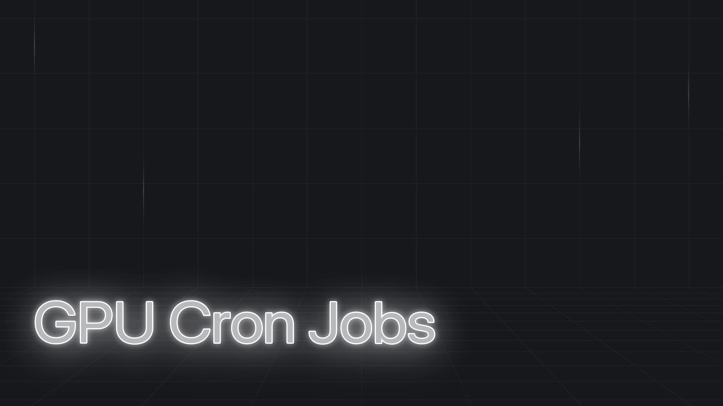GPU Cron Jobs: Run Scheduled Jobs on GPUs