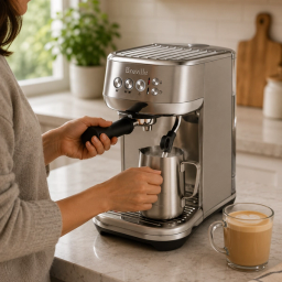 Breville Bambino Plus Espresso Machine BES500BSS, Brushed Stainless Steel