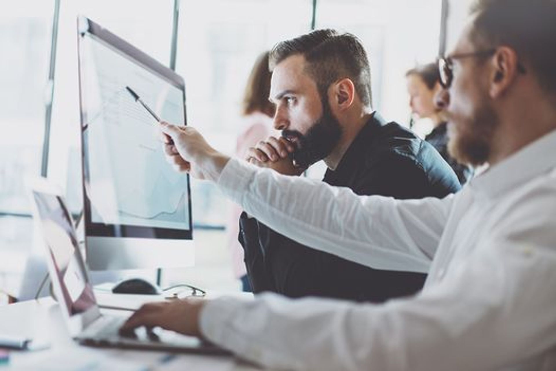 Two men review charts and data on a computer monitor in an office.​​​​‌﻿‍﻿​‍​‍‌‍﻿﻿‌﻿​‍‌‍‍‌‌‍‌﻿‌‍‍‌‌‍﻿‍​‍​‍​﻿‍‍​‍​‍‌﻿​﻿‌‍​‌‌‍﻿‍‌‍‍‌‌﻿‌​‌﻿‍‌​‍﻿‍‌‍‍‌‌‍﻿﻿​‍​‍​‍﻿​​‍​‍‌‍‍​‌﻿​‍‌‍‌‌‌‍‌‍​‍​‍​﻿‍‍​‍​‍‌‍‍​‌﻿‌​‌﻿‌​‌﻿​​‌﻿​﻿​﻿‍‍​‍﻿﻿​‍﻿﻿‌‍﻿‌‌‍​‌‌‍​﻿‌‍‍﻿‌‍​‌‌﻿‍‌​‍﻿‌‌‍‌﻿‌‍﻿﻿‌‍﻿﻿‌‍‌​‌﻿‌﻿‌‍‍‌‌‍﻿‍​‍﻿‍‌﻿​﻿‌‍​‌‌‍﻿‍‌‍‍‌‌﻿‌​‌﻿‍‌​‍﻿‍‌﻿​﻿‌﻿‌​‌﻿‌‌‌‍‌​‌‍‍‌‌‍﻿﻿​‍﻿﻿‌﻿​﻿‌﻿‌​‌﻿‌‌‌‍‌​‌‍‍‌‌‍﻿﻿​‍﻿﻿‌‍‍‌‌‍﻿‍‌﻿‌​‌‍‌‌‌‍﻿‍‌﻿‌​​‍﻿﻿‌‍‌‌‌‍‌​‌‍‍‌‌﻿‌​​‍﻿﻿‌‍﻿‌‌‍﻿﻿‌‍‌​‌‍‌‌​﻿﻿‌‌﻿​​‌﻿​‍‌‍‌‌‌﻿​﻿‌‍‌‌‌‍﻿‍‌﻿‌​‌‍​‌‌﻿‌​‌‍‍‌‌‍﻿﻿‌‍﻿‍​﻿‍﻿‌‍‍‌‌‍‌​​﻿﻿‌​﻿​‌‌‍​﻿​﻿​﻿​﻿​‌​﻿‌​‌‍​﻿​﻿‌‌‌‍‌​​‍﻿‌​﻿‌‍​﻿​​​﻿​﻿​﻿​‌​‍﻿‌​﻿‌​‌‍​‌​﻿​‍​﻿‌​​‍﻿‌‌‍​‍‌‍​‌​﻿‍‌‌‍‌​​‍﻿‌​﻿‌​‌‍​‌​﻿​﻿‌‍‌​​﻿‌‌‌‍‌‍‌‍‌‌‌‍‌‌‌‍‌‌‌‍​‍‌‍‌‍‌‍​﻿​﻿‍﻿‌﻿‌​‌﻿‍‌‌﻿​​‌‍‌‌​﻿﻿‌‌﻿​​‌‍﻿﻿‌﻿​﻿‌﻿‌​​﻿‍﻿‌﻿​​‌‍​‌‌﻿‌​‌‍‍​​﻿﻿‌‌‍‍‌‌‍﻿‌‌‍​‌‌‍‌﻿‌‍‌‌​‍﻿‍‌‍​‌‌‍﻿​‌﻿‌​​﻿﻿﻿‌‍​‍‌‍​‌‌﻿​﻿‌‍‌‌‌‌‌‌‌﻿​‍‌‍﻿​​﻿﻿‌‌‍‍​‌﻿‌​‌﻿‌​‌﻿​​‌﻿​﻿​‍‌‌​﻿​﻿‌​​‌​‍‌‌​﻿​‍‌​‌‍​‍‌‌​﻿​‍‌​‌‍‌‍﻿‌‌‍​‌‌‍​﻿‌‍‍﻿‌‍​‌‌﻿‍‌​‍﻿‌‌‍‌﻿‌‍﻿﻿‌‍﻿﻿‌‍‌​‌﻿‌﻿‌‍‍‌‌‍﻿‍​‍﻿‍‌﻿​﻿‌‍​‌‌‍﻿‍‌‍‍‌‌﻿‌​‌﻿‍‌​‍﻿‍‌﻿​﻿‌﻿‌​‌﻿‌‌‌‍‌​‌‍‍‌‌‍﻿﻿​‍‌‌​﻿​‍‌​‌‍‌﻿​﻿‌﻿‌​‌﻿‌‌‌‍‌​‌‍‍‌‌‍﻿﻿​‍‌‍‌‍‍‌‌‍‌​​﻿﻿‌​﻿​‌‌‍​﻿​﻿​﻿​﻿​‌​﻿‌​‌‍​﻿​﻿‌‌‌‍‌​​‍﻿‌​﻿‌‍​﻿​​​﻿​﻿​﻿​‌​‍﻿‌​﻿‌​‌‍​‌​﻿​‍​﻿‌​​‍﻿‌‌‍​‍‌‍​‌​﻿‍‌‌‍‌​​‍﻿‌​﻿‌​‌‍​‌​﻿​﻿‌‍‌​​﻿‌‌‌‍‌‍‌‍‌‌‌‍‌‌‌‍‌‌‌‍​‍‌‍‌‍‌‍​﻿​‍‌‍‌﻿‌​‌﻿‍‌‌﻿​​‌‍‌‌​﻿﻿‌‌﻿​​‌‍﻿﻿‌﻿​﻿‌﻿‌​​‍‌‍‌﻿​​‌‍​‌‌﻿‌​‌‍‍​​﻿﻿‌‌‍‍‌‌‍﻿‌‌‍​‌‌‍‌﻿‌‍‌‌​‍﻿‍‌‍​‌‌‍﻿​‌﻿‌​​‍‌‍‌﻿​​‌‍‌‌‌﻿​‍‌﻿​﻿‌﻿​​‌‍‌‌‌‍​﻿‌﻿‌​‌‍‍‌‌﻿‌‍‌‍‌‌​﻿﻿‌‌﻿​​‌﻿‌‌‌‍​‍‌‍﻿​‌‍‍‌‌﻿​﻿‌‍‍​‌‍‌‌‌‍‌​​‍​‍‌﻿﻿‌