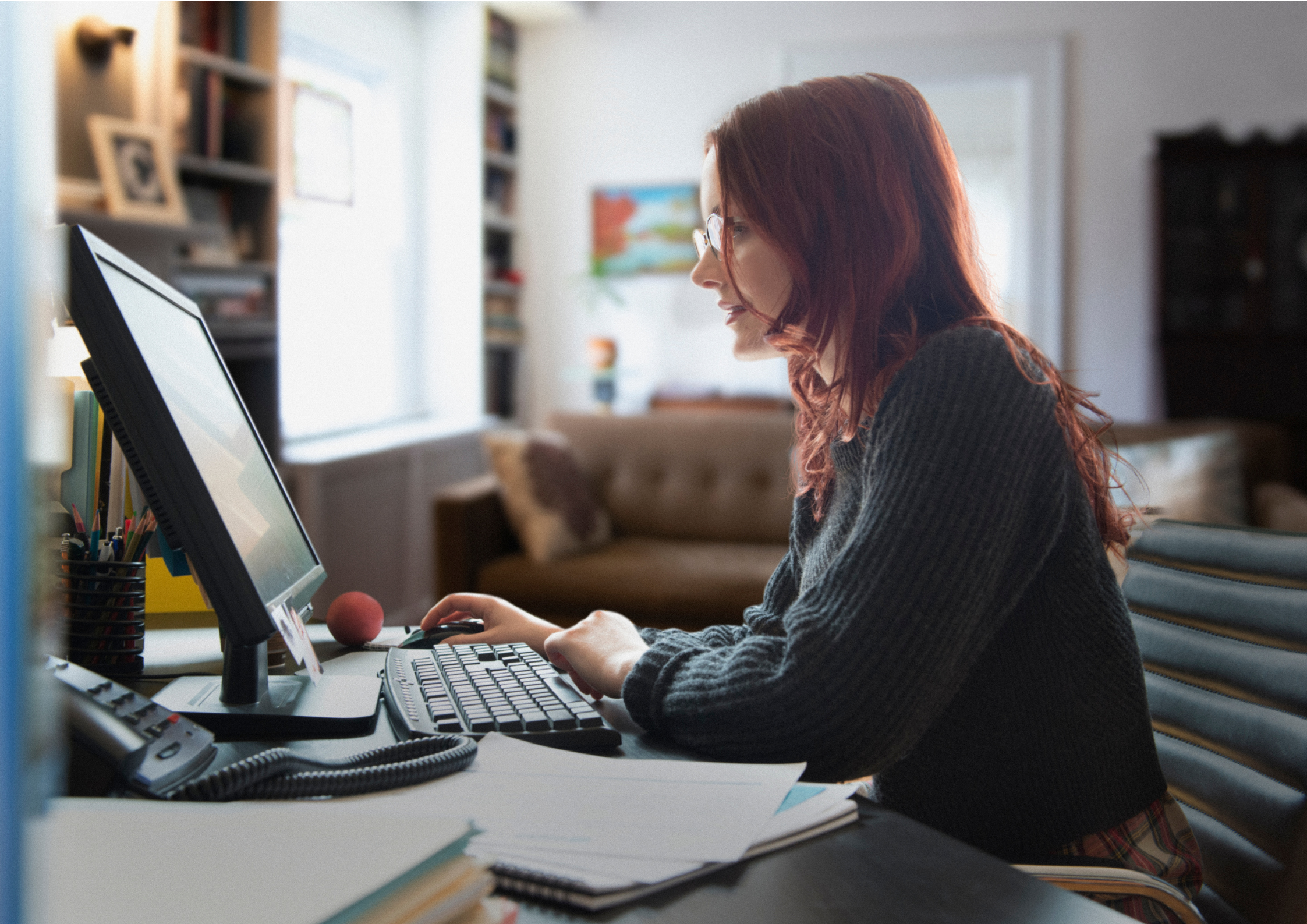 A red-haired woman with glasses sits at a desk, working on a desktop computer.​​​​‌﻿‍﻿​‍​‍‌‍﻿﻿‌﻿​‍‌‍‍‌‌‍‌﻿‌‍‍‌‌‍﻿‍​‍​‍​﻿‍‍​‍​‍‌﻿​﻿‌‍​‌‌‍﻿‍‌‍‍‌‌﻿‌​‌﻿‍‌​‍﻿‍‌‍‍‌‌‍﻿﻿​‍​‍​‍﻿​​‍​‍‌‍‍​‌﻿​‍‌‍‌‌‌‍‌‍​‍​‍​﻿‍‍​‍​‍‌‍‍​‌﻿‌​‌﻿‌​‌﻿​​‌﻿​﻿​﻿‍‍​‍﻿﻿​‍﻿﻿‌‍﻿‌‌‍​‌‌‍​﻿‌‍‍﻿‌‍​‌‌﻿‍‌​‍﻿‌‌‍‌﻿‌‍﻿﻿‌‍﻿﻿‌‍‌​‌﻿‌﻿‌‍‍‌‌‍﻿‍​‍﻿‍‌﻿​﻿‌‍​‌‌‍﻿‍‌‍‍‌‌﻿‌​‌﻿‍‌​‍﻿‍‌﻿​﻿‌﻿‌​‌﻿‌‌‌‍‌​‌‍‍‌‌‍﻿﻿​‍﻿﻿‌﻿​﻿‌﻿‌​‌﻿‌‌‌‍‌​‌‍‍‌‌‍﻿﻿​‍﻿﻿‌‍‍‌‌‍﻿‍‌﻿‌​‌‍‌‌‌‍﻿‍‌﻿‌​​‍﻿﻿‌‍‌‌‌‍‌​‌‍‍‌‌﻿‌​​‍﻿﻿‌‍﻿‌‌‍﻿﻿‌‍‌​‌‍‌‌​﻿﻿‌‌﻿​​‌﻿​‍‌‍‌‌‌﻿​﻿‌‍‌‌‌‍﻿‍‌﻿‌​‌‍​‌‌﻿‌​‌‍‍‌‌‍﻿﻿‌‍﻿‍​﻿‍﻿‌‍‍‌‌‍‌​​﻿﻿‌​﻿‍‌‌‍​﻿​﻿​‍​﻿‍​‌‍​‍‌‍​‍​﻿‍​‌‍‌‍​‍﻿‌​﻿​‌​﻿​﻿​﻿‌﻿​﻿​﻿​‍﻿‌​﻿‌​​﻿‌‌​﻿​​​﻿‍‌​‍﻿‌‌‍​‍​﻿‍‌​﻿‍‌​﻿​​​‍﻿‌​﻿‍​​﻿‍‌‌‍​‍‌‍​﻿​﻿​‌​﻿‍​​﻿​​​﻿‍​‌‍‌‌​﻿​‌‌‍​﻿‌‍‌​​﻿‍﻿‌﻿‌​‌﻿‍‌‌﻿​​‌‍‌‌​﻿﻿‌‌﻿​​‌‍﻿﻿‌﻿​﻿‌﻿‌​​﻿‍﻿‌﻿​​‌‍​‌‌﻿‌​‌‍‍​​﻿﻿‌‌‍‍‌‌‍﻿‌‌‍​‌‌‍‌﻿‌‍‌‌​‍﻿‍‌‍​‌‌‍﻿​‌﻿‌​​﻿﻿﻿‌‍​‍‌‍​‌‌﻿​﻿‌‍‌‌‌‌‌‌‌﻿​‍‌‍﻿​​﻿﻿‌‌‍‍​‌﻿‌​‌﻿‌​‌﻿​​‌﻿​﻿​‍‌‌​﻿​﻿‌​​‌​‍‌‌​﻿​‍‌​‌‍​‍‌‌​﻿​‍‌​‌‍‌‍﻿‌‌‍​‌‌‍​﻿‌‍‍﻿‌‍​‌‌﻿‍‌​‍﻿‌‌‍‌﻿‌‍﻿﻿‌‍﻿﻿‌‍‌​‌﻿‌﻿‌‍‍‌‌‍﻿‍​‍﻿‍‌﻿​﻿‌‍​‌‌‍﻿‍‌‍‍‌‌﻿‌​‌﻿‍‌​‍﻿‍‌﻿​﻿‌﻿‌​‌﻿‌‌‌‍‌​‌‍‍‌‌‍﻿﻿​‍‌‌​﻿​‍‌​‌‍‌﻿​﻿‌﻿‌​‌﻿‌‌‌‍‌​‌‍‍‌‌‍﻿﻿​‍‌‍‌‍‍‌‌‍‌​​﻿﻿‌​﻿‍‌‌‍​﻿​﻿​‍​﻿‍​‌‍​‍‌‍​‍​﻿‍​‌‍‌‍​‍﻿‌​﻿​‌​﻿​﻿​﻿‌﻿​﻿​﻿​‍﻿‌​﻿‌​​﻿‌‌​﻿​​​﻿‍‌​‍﻿‌‌‍​‍​﻿‍‌​﻿‍‌​﻿​​​‍﻿‌​﻿‍​​﻿‍‌‌‍​‍‌‍​﻿​﻿​‌​﻿‍​​﻿​​​﻿‍​‌‍‌‌​﻿​‌‌‍​﻿‌‍‌​​‍‌‍‌﻿‌​‌﻿‍‌‌﻿​​‌‍‌‌​﻿﻿‌‌﻿​​‌‍﻿﻿‌﻿​﻿‌﻿‌​​‍‌‍‌﻿​​‌‍​‌‌﻿‌​‌‍‍​​﻿﻿‌‌‍‍‌‌‍﻿‌‌‍​‌‌‍‌﻿‌‍‌‌​‍﻿‍‌‍​‌‌‍﻿​‌﻿‌​​‍‌‍‌﻿​​‌‍‌‌‌﻿​‍‌﻿​﻿‌﻿​​‌‍‌‌‌‍​﻿‌﻿‌​‌‍‍‌‌﻿‌‍‌‍‌‌​﻿﻿‌‌﻿​​‌﻿‌‌‌‍​‍‌‍﻿​‌‍‍‌‌﻿​﻿‌‍‍​‌‍‌‌‌‍‌​​‍​‍‌﻿﻿‌
