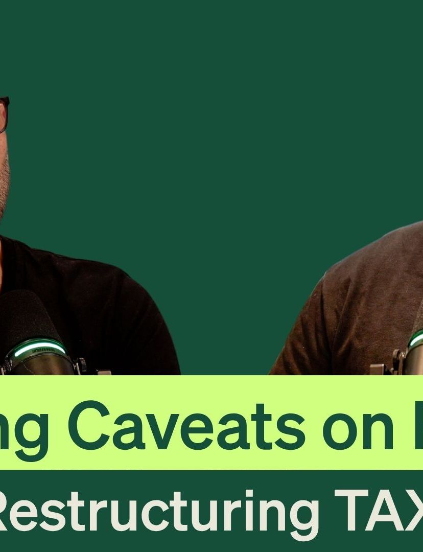 Marcus Petrovic and Peter Wyszenko discuss removing caveats on director property to restructure tax debt
