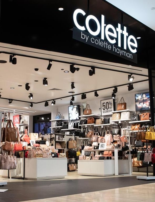 a colette by colette hayman store in a shopping mall .