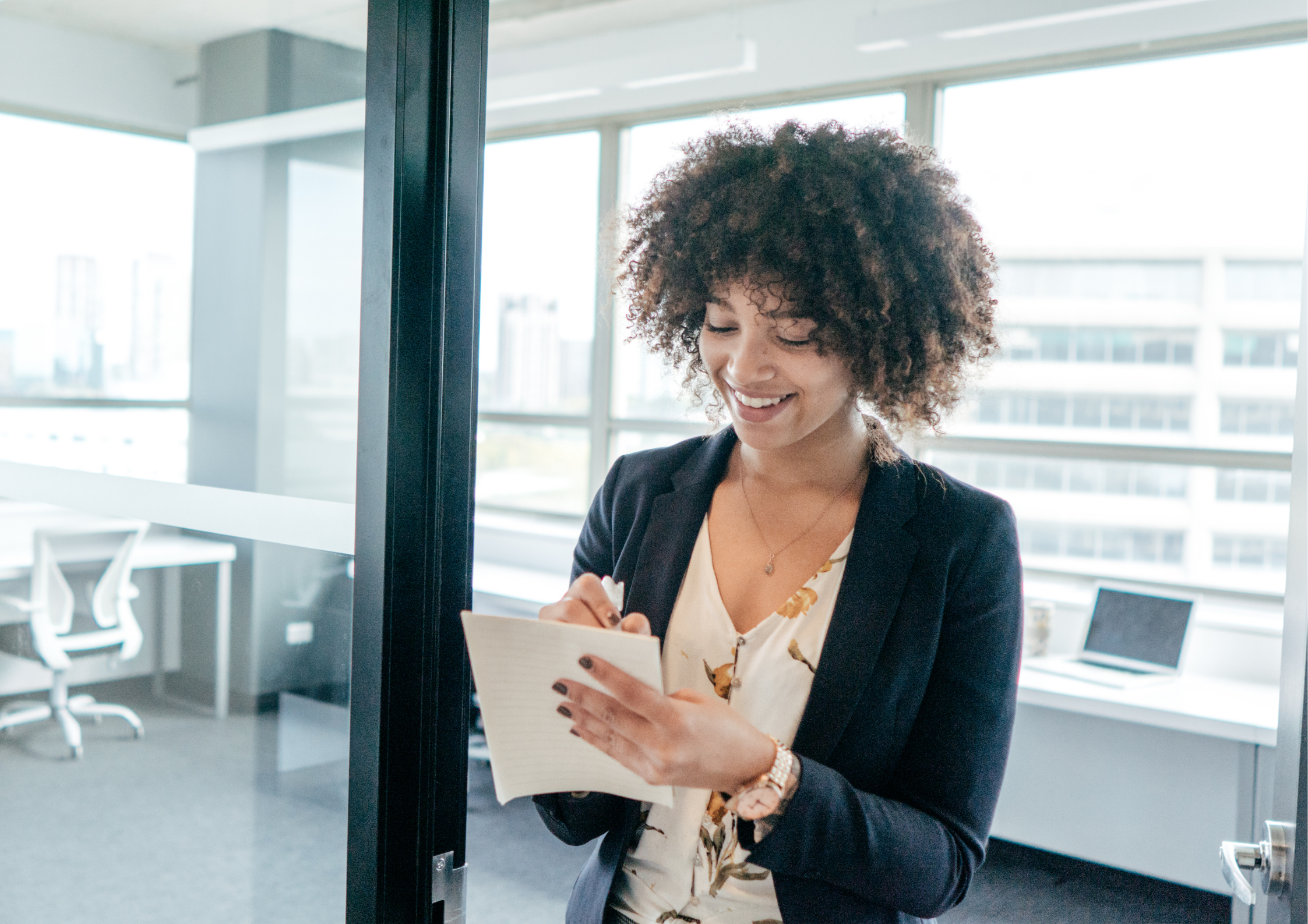 Smiling woman with curly hair writing notes in an office.​​​​‌﻿‍﻿​‍​‍‌‍﻿﻿‌﻿​‍‌‍‍‌‌‍‌﻿‌‍‍‌‌‍﻿‍​‍​‍​﻿‍‍​‍​‍‌﻿​﻿‌‍​‌‌‍﻿‍‌‍‍‌‌﻿‌​‌﻿‍‌​‍﻿‍‌‍‍‌‌‍﻿﻿​‍​‍​‍﻿​​‍​‍‌‍‍​‌﻿​‍‌‍‌‌‌‍‌‍​‍​‍​﻿‍‍​‍​‍‌‍‍​‌﻿‌​‌﻿‌​‌﻿​​‌﻿​﻿​﻿‍‍​‍﻿﻿​‍﻿﻿‌‍﻿‌‌‍​‌‌‍​﻿‌‍‍﻿‌‍​‌‌﻿‍‌​‍﻿‌‌‍‌﻿‌‍﻿﻿‌‍﻿﻿‌‍‌​‌﻿‌﻿‌‍‍‌‌‍﻿‍​‍﻿‍‌﻿​﻿‌‍​‌‌‍﻿‍‌‍‍‌‌﻿‌​‌﻿‍‌​‍﻿‍‌﻿​﻿‌﻿‌​‌﻿‌‌‌‍‌​‌‍‍‌‌‍﻿﻿​‍﻿﻿‌﻿​﻿‌﻿‌​‌﻿‌‌‌‍‌​‌‍‍‌‌‍﻿﻿​‍﻿﻿‌‍‍‌‌‍﻿‍‌﻿‌​‌‍‌‌‌‍﻿‍‌﻿‌​​‍﻿﻿‌‍‌‌‌‍‌​‌‍‍‌‌﻿‌​​‍﻿﻿‌‍﻿‌‌‍﻿﻿‌‍‌​‌‍‌‌​﻿﻿‌‌﻿​​‌﻿​‍‌‍‌‌‌﻿​﻿‌‍‌‌‌‍﻿‍‌﻿‌​‌‍​‌‌﻿‌​‌‍‍‌‌‍﻿﻿‌‍﻿‍​﻿‍﻿‌‍‍‌‌‍‌​​﻿﻿‌​﻿‍‌​﻿‌‍​﻿‌‌​﻿​﻿​﻿‍​​﻿​‍​﻿‍‌​﻿‌​​‍﻿‌‌‍‌‍​﻿‍‌‌‍​﻿​﻿​﻿​‍﻿‌​﻿‌​‌‍‌‍​﻿‍​​﻿​‌​‍﻿‌‌‍​‌‌‍​‍​﻿‍‌​﻿​​​‍﻿‌‌‍‌‌‌‍​﻿‌‍​﻿​﻿​​​﻿‌‌​﻿​‌‌‍‌​​﻿​‍​﻿​‍​﻿‌‍‌‍​﻿​﻿​‍​﻿‍﻿‌﻿‌​‌﻿‍‌‌﻿​​‌‍‌‌​﻿﻿‌‌﻿​​‌‍﻿﻿‌﻿​﻿‌﻿‌​​﻿‍﻿‌﻿​​‌‍​‌‌﻿‌​‌‍‍​​﻿﻿‌‌‍‍‌‌‍﻿‌‌‍​‌‌‍‌﻿‌‍‌‌​‍﻿‍‌‍​‌‌‍﻿​‌﻿‌​​﻿﻿﻿‌‍​‍‌‍​‌‌﻿​﻿‌‍‌‌‌‌‌‌‌﻿​‍‌‍﻿​​﻿﻿‌‌‍‍​‌﻿‌​‌﻿‌​‌﻿​​‌﻿​﻿​‍‌‌​﻿​﻿‌​​‌​‍‌‌​﻿​‍‌​‌‍​‍‌‌​﻿​‍‌​‌‍‌‍﻿‌‌‍​‌‌‍​﻿‌‍‍﻿‌‍​‌‌﻿‍‌​‍﻿‌‌‍‌﻿‌‍﻿﻿‌‍﻿﻿‌‍‌​‌﻿‌﻿‌‍‍‌‌‍﻿‍​‍﻿‍‌﻿​﻿‌‍​‌‌‍﻿‍‌‍‍‌‌﻿‌​‌﻿‍‌​‍﻿‍‌﻿​﻿‌﻿‌​‌﻿‌‌‌‍‌​‌‍‍‌‌‍﻿﻿​‍‌‌​﻿​‍‌​‌‍‌﻿​﻿‌﻿‌​‌﻿‌‌‌‍‌​‌‍‍‌‌‍﻿﻿​‍‌‍‌‍‍‌‌‍‌​​﻿﻿‌​﻿‍‌​﻿‌‍​﻿‌‌​﻿​﻿​﻿‍​​﻿​‍​﻿‍‌​﻿‌​​‍﻿‌‌‍‌‍​﻿‍‌‌‍​﻿​﻿​﻿​‍﻿‌​﻿‌​‌‍‌‍​﻿‍​​﻿​‌​‍﻿‌‌‍​‌‌‍​‍​﻿‍‌​﻿​​​‍﻿‌‌‍‌‌‌‍​﻿‌‍​﻿​﻿​​​﻿‌‌​﻿​‌‌‍‌​​﻿​‍​﻿​‍​﻿‌‍‌‍​﻿​﻿​‍​‍‌‍‌﻿‌​‌﻿‍‌‌﻿​​‌‍‌‌​﻿﻿‌‌﻿​​‌‍﻿﻿‌﻿​﻿‌﻿‌​​‍‌‍‌﻿​​‌‍​‌‌﻿‌​‌‍‍​​﻿﻿‌‌‍‍‌‌‍﻿‌‌‍​‌‌‍‌﻿‌‍‌‌​‍﻿‍‌‍​‌‌‍﻿​‌﻿‌​​‍‌‍‌﻿​​‌‍‌‌‌﻿​‍‌﻿​﻿‌﻿​​‌‍‌‌‌‍​﻿‌﻿‌​‌‍‍‌‌﻿‌‍‌‍‌‌​﻿﻿‌‌﻿​​‌﻿‌‌‌‍​‍‌‍﻿​‌‍‍‌‌﻿​﻿‌‍‍​‌‍‌‌‌‍‌​​‍​‍‌﻿﻿‌
