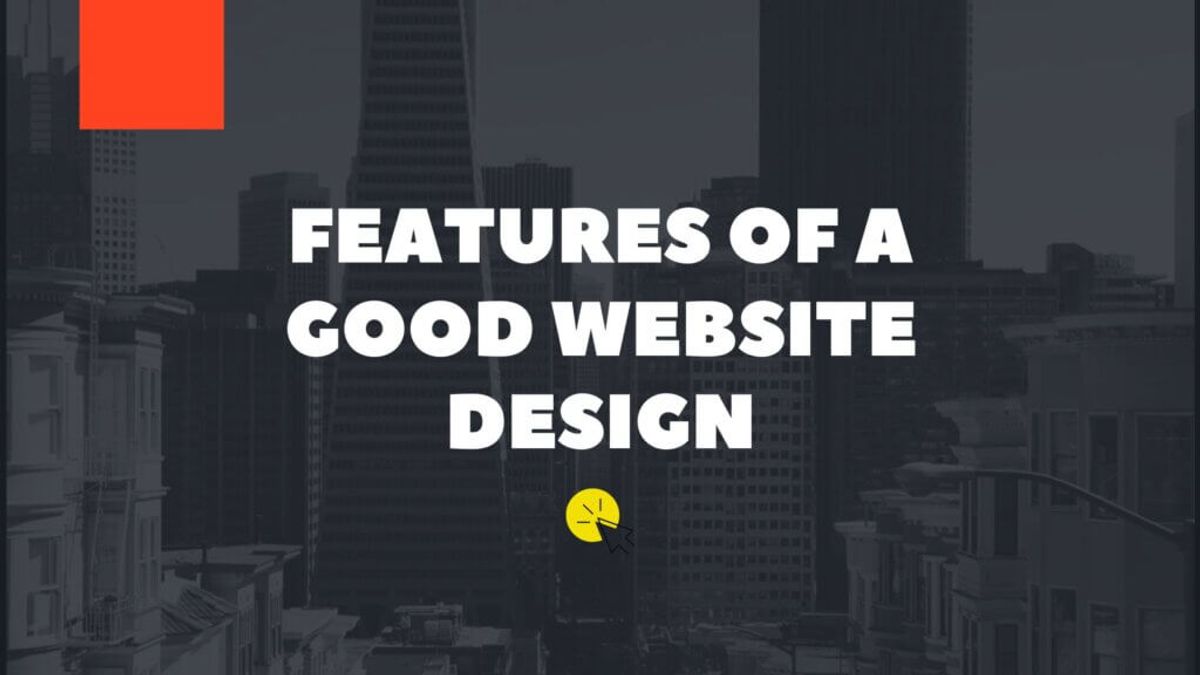 Features of a good website design for a startup