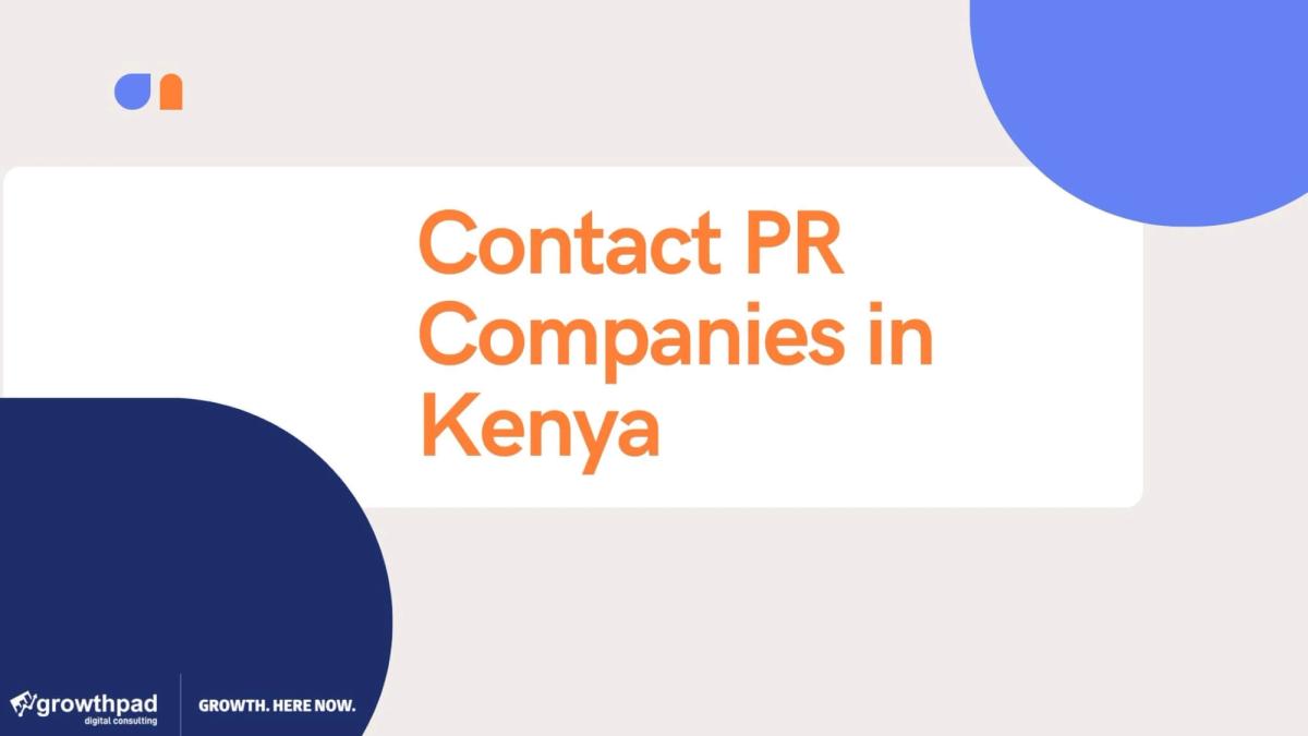 Public relations companies in Kenya