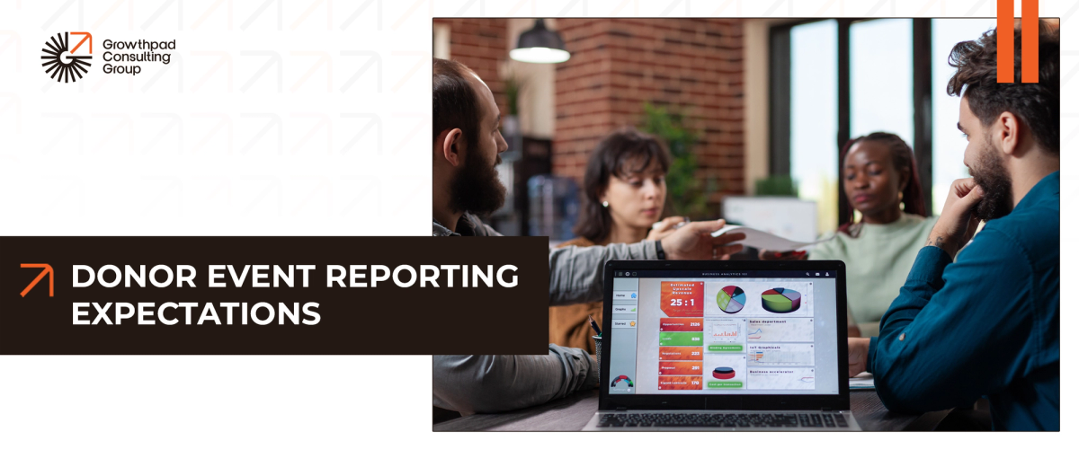 Donor Event Reporting expectations