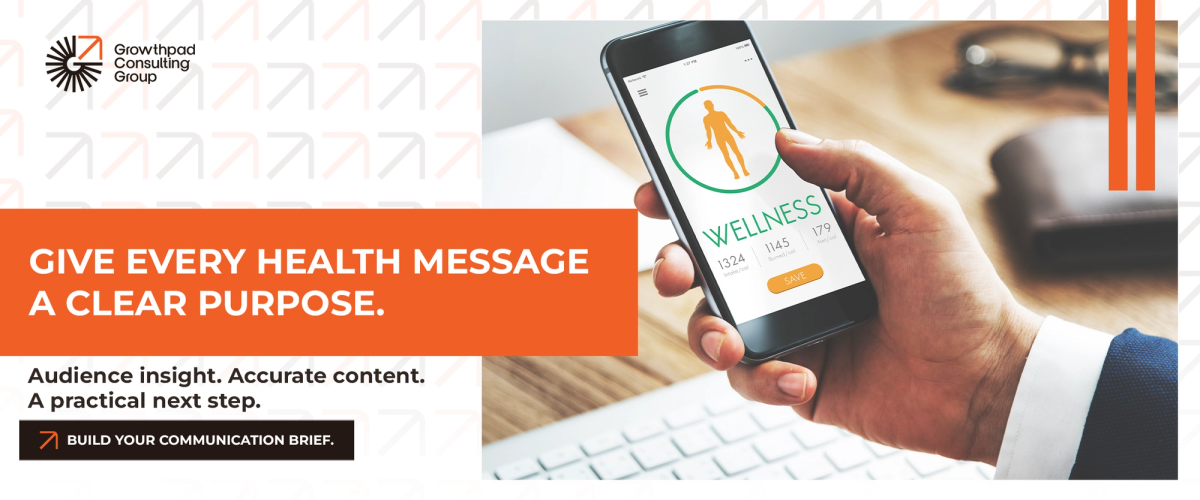 Give every health message a clear purpose.