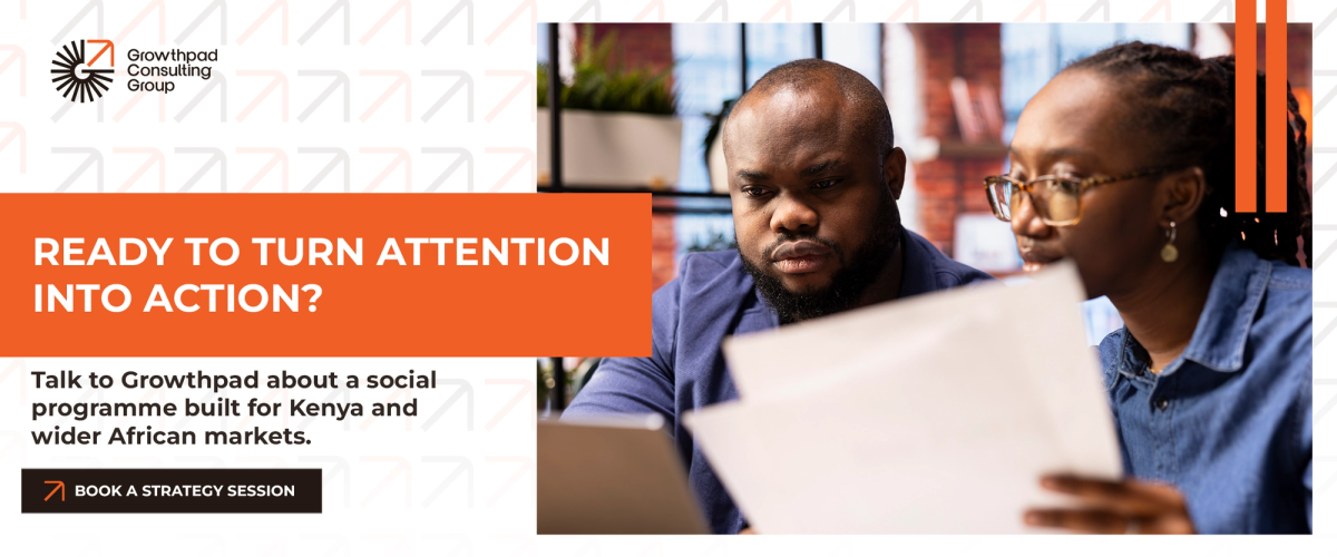 Talk to Growthpad about a social programme built for Kenya and wider African markets.