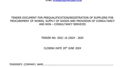 Active Registration of Suppliers 2024-2025
