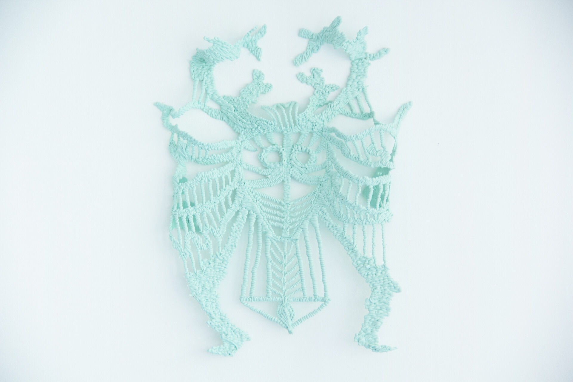 Wappen 3, 67×56cm, 2022, Silicone