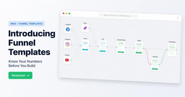 Introducing Funnel Templates: Know Your Numbers Before You Build