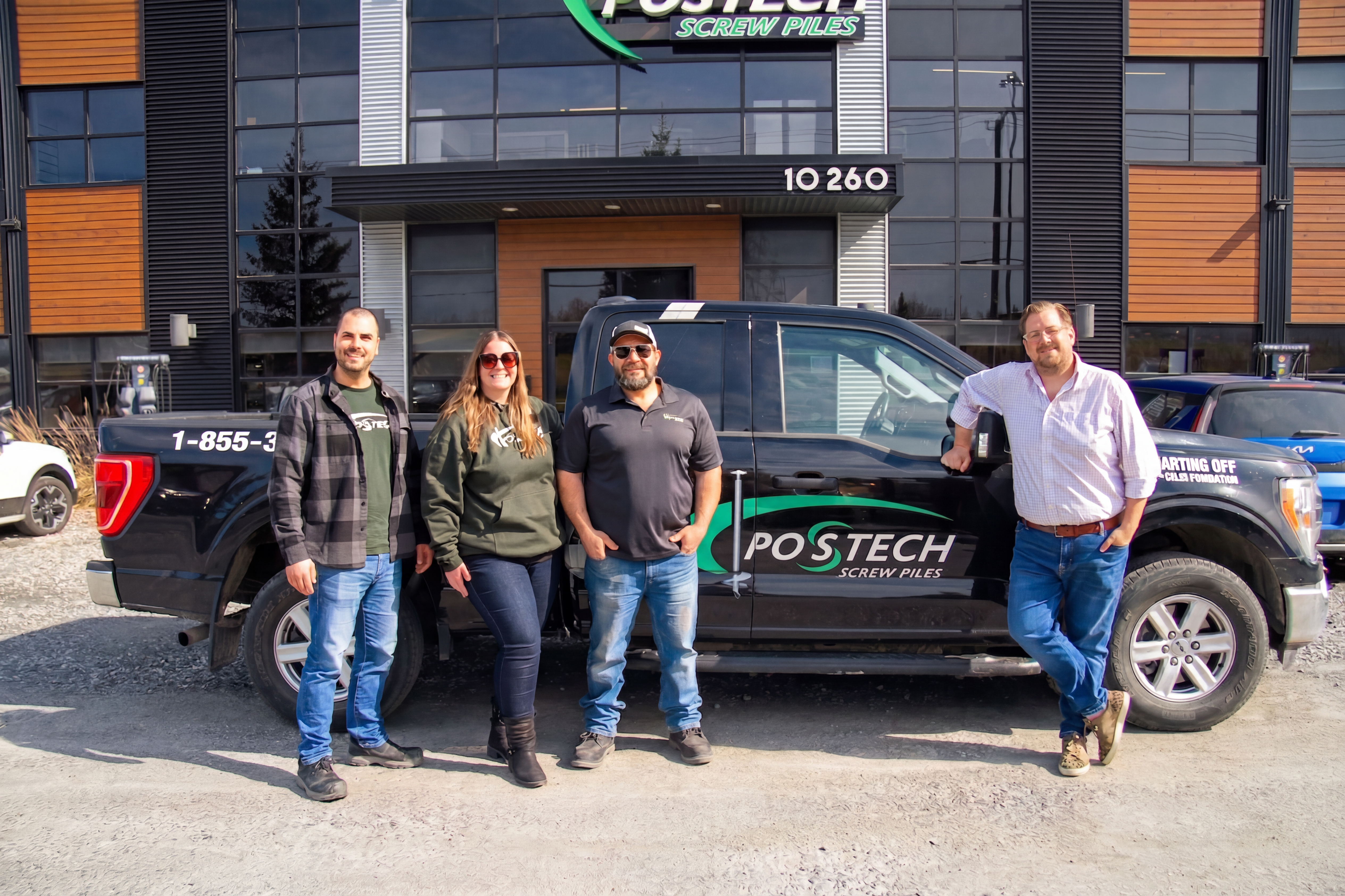 A certified Postech dealer on-site in Quebec