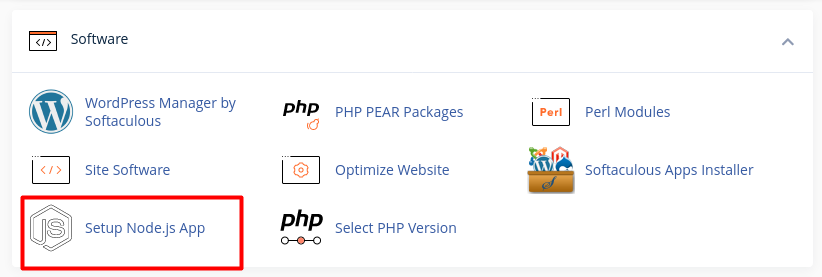 Application Manager cPanel