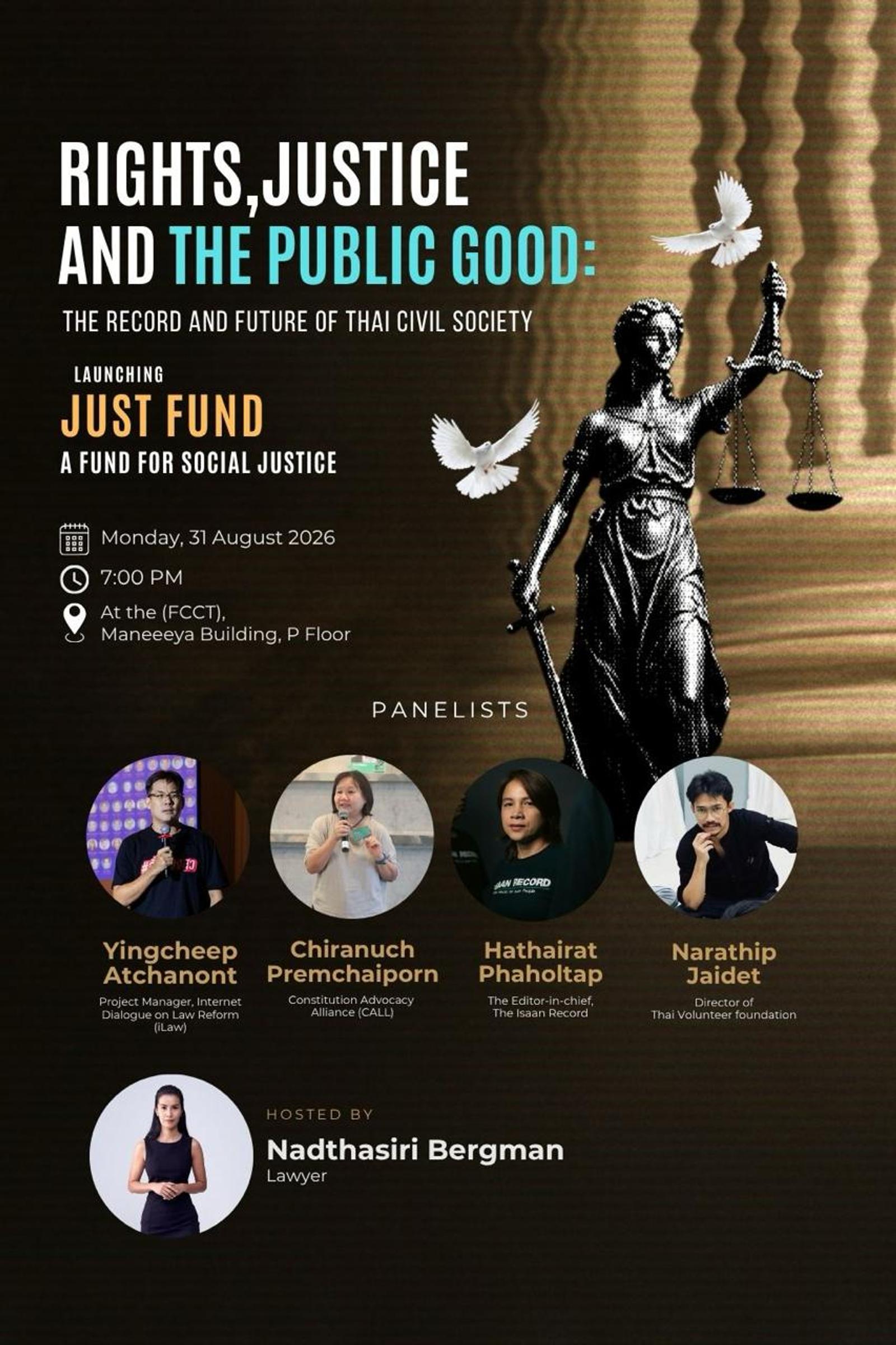 Rights, Justice and the Public Good: The record and future of Thai civil society