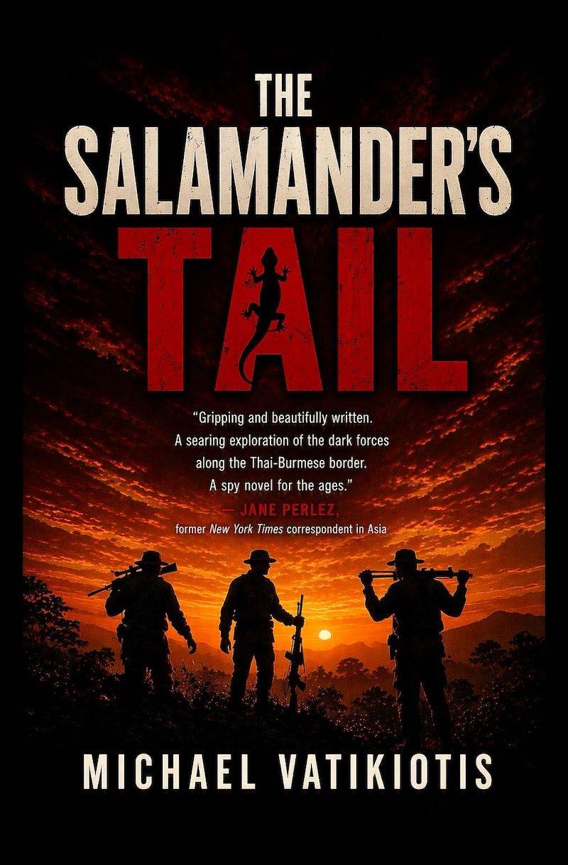 The Salamander’s Tail – a spy novel by Michael Vatikiotis