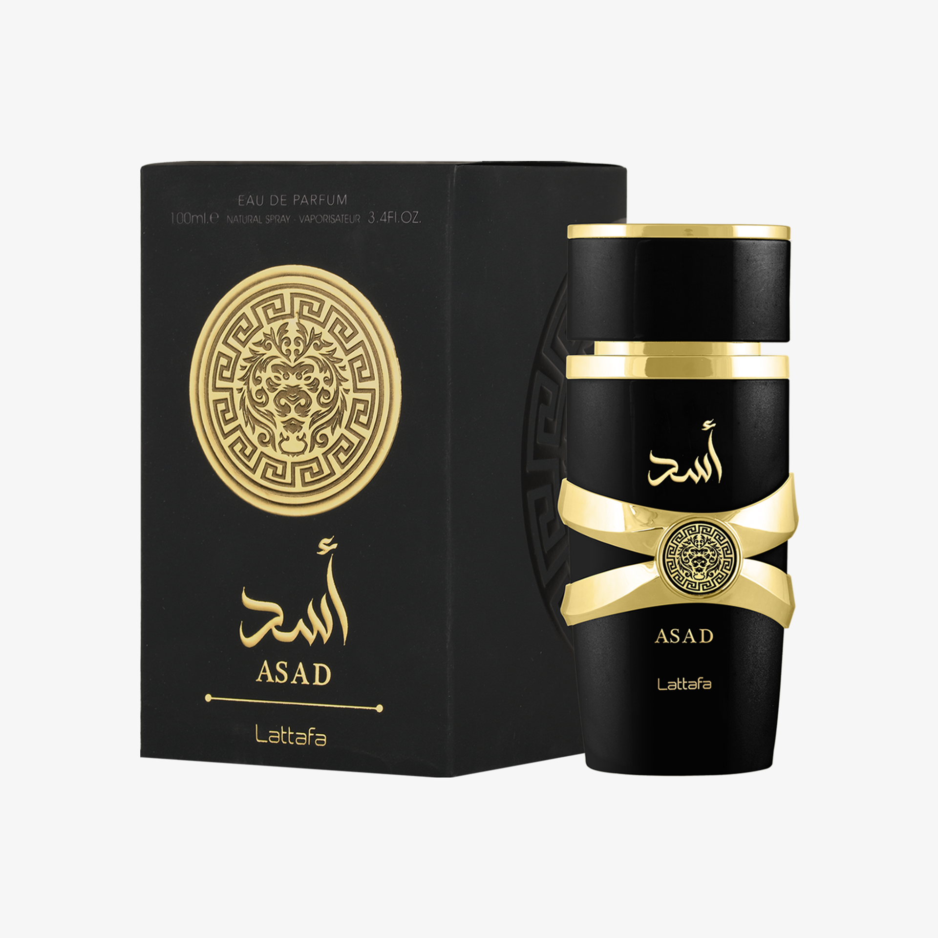 Lattafa Asad box packaging