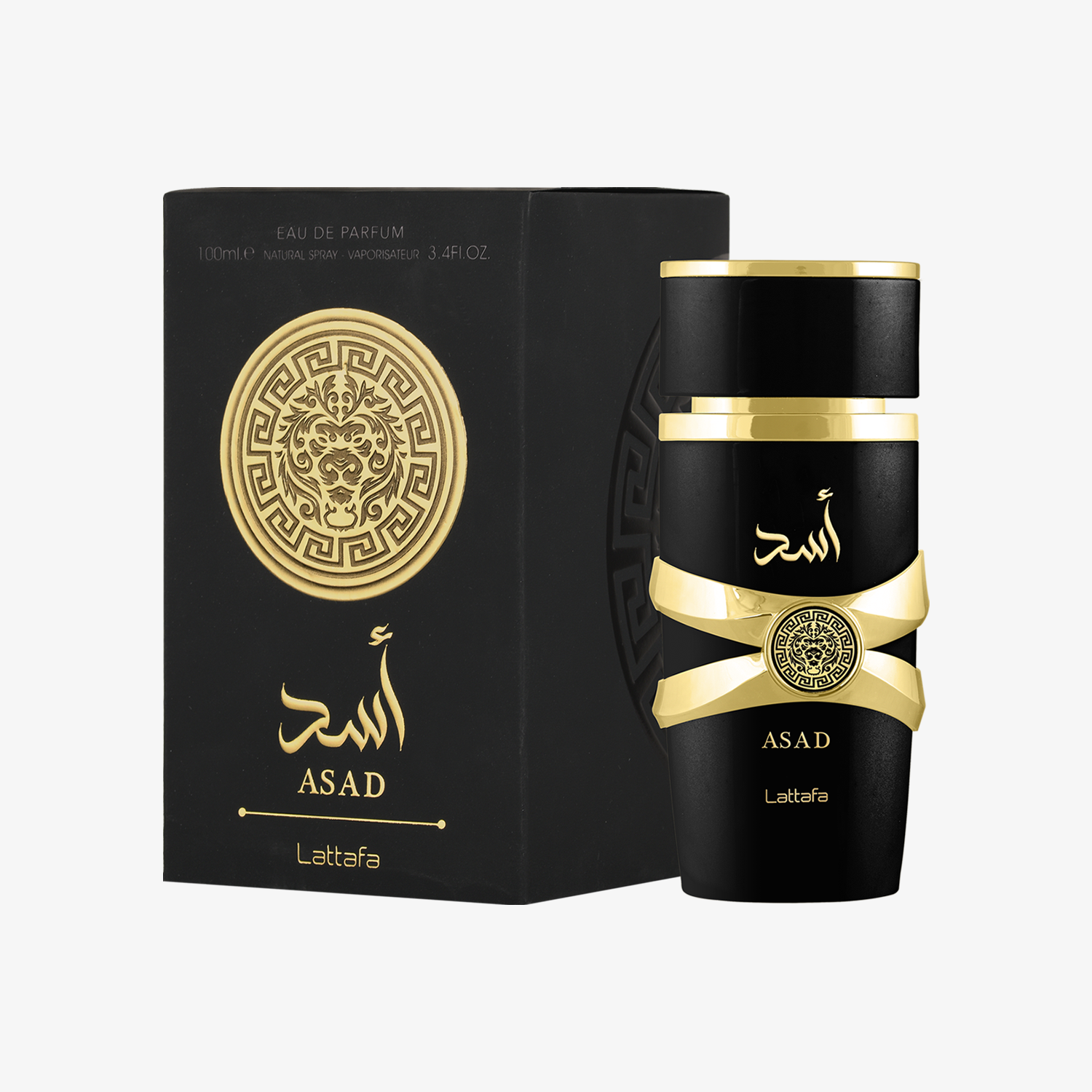 Lattafa Asad box packaging