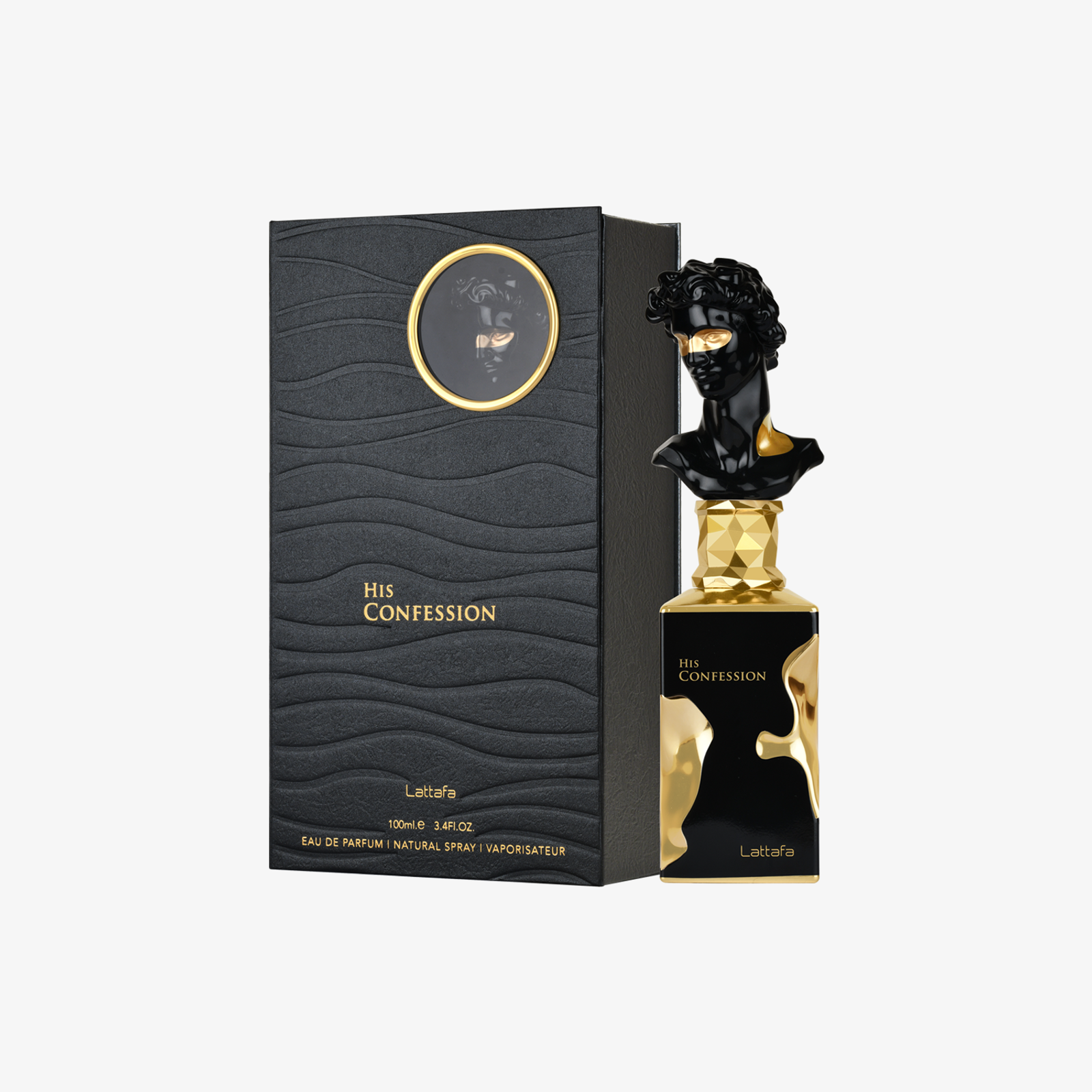 Lattafa His Confession authentic perfume bottle in Pakistan - view 1