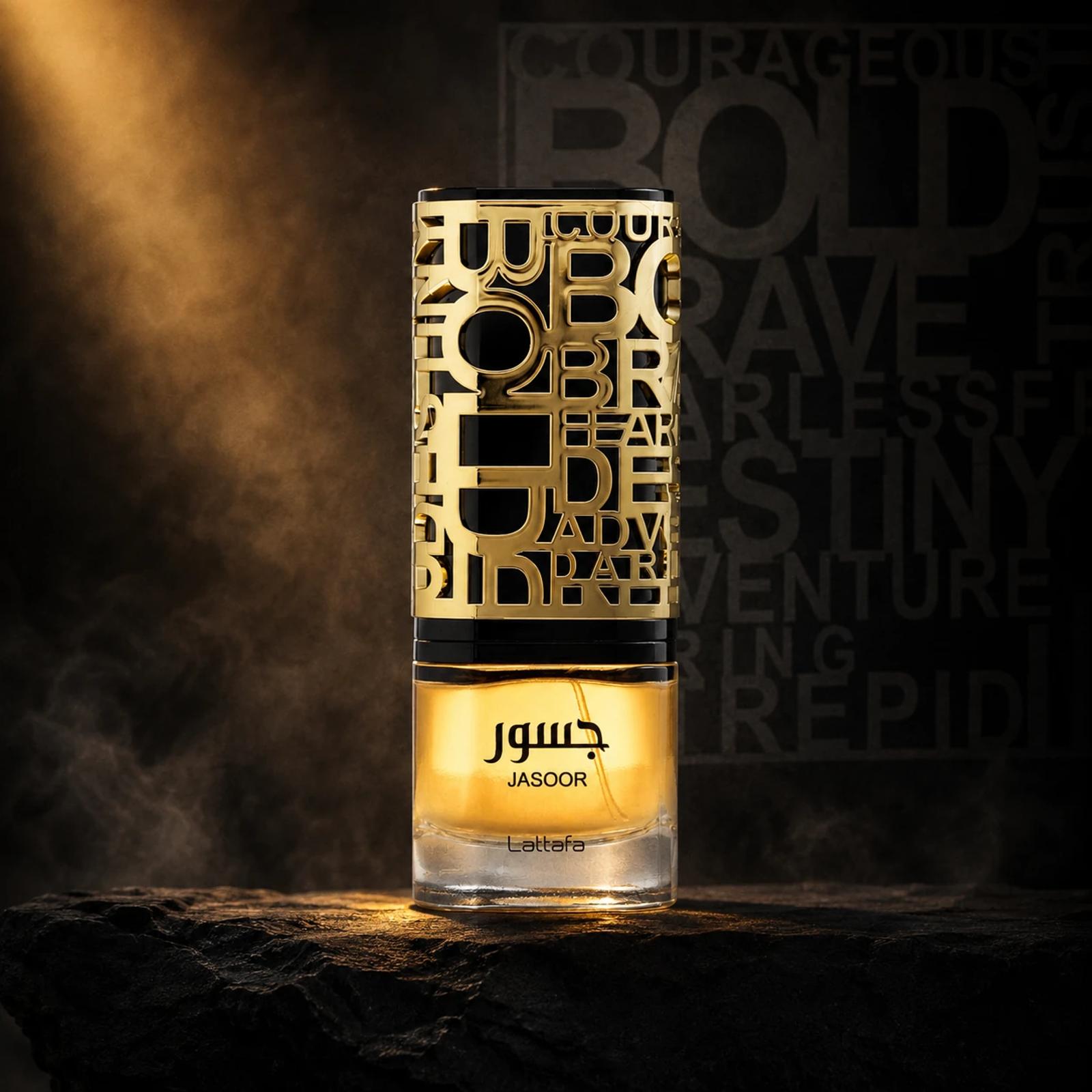 Lattafa Jasoor perfume bottle