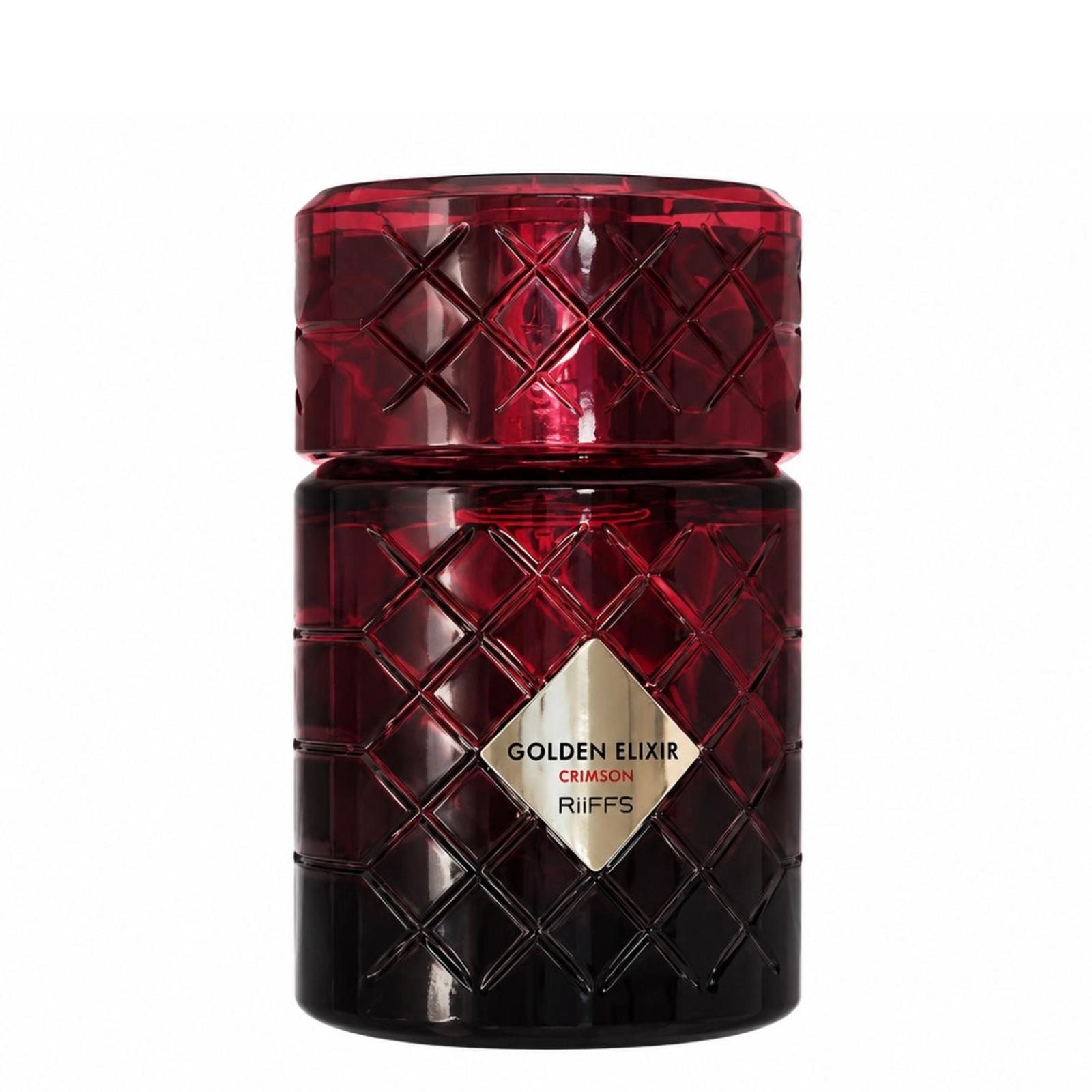 Riiffs Golden Elixir Crimson 100ML perfume bottle
