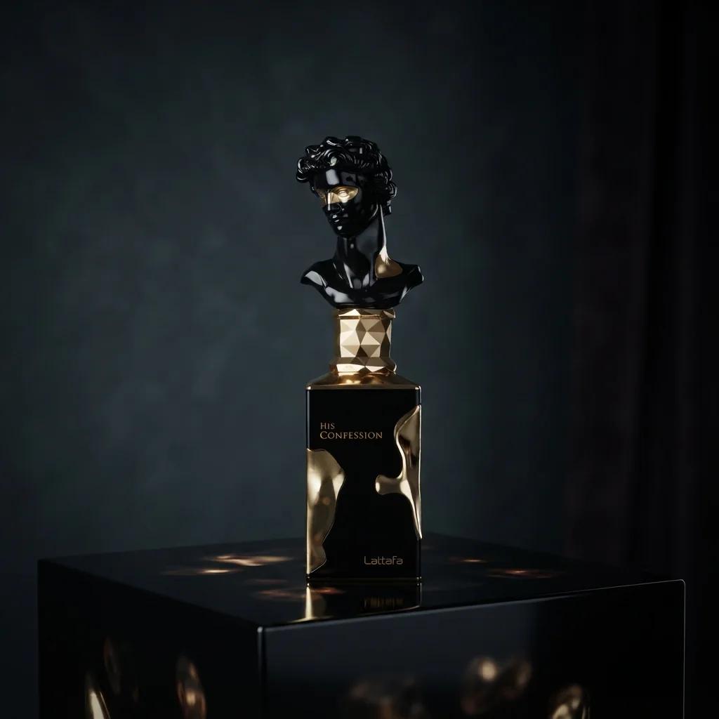 Lattafa His Confession perfume bottle