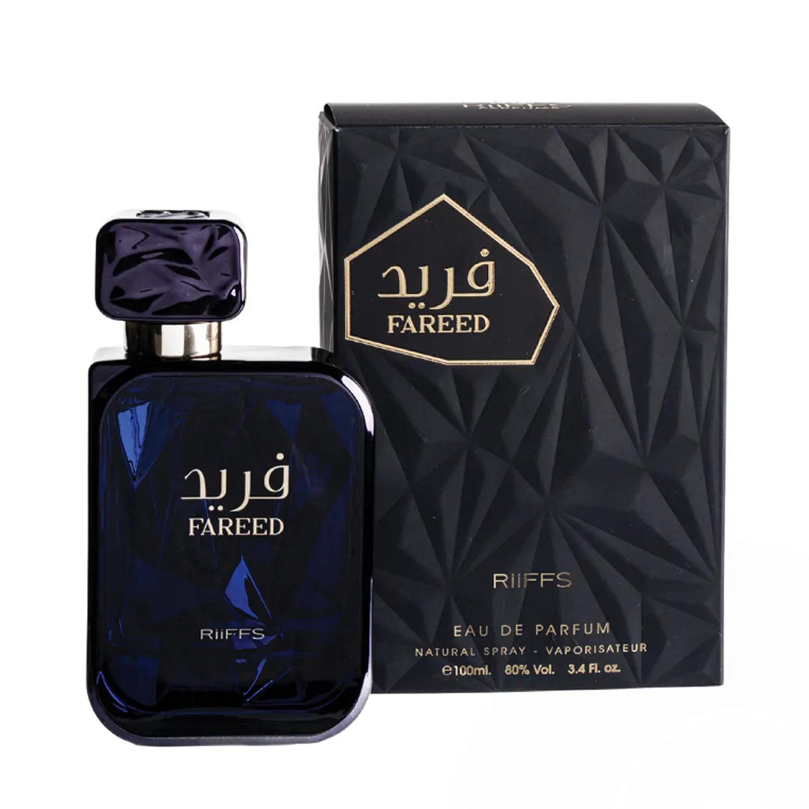 Riiffs Fareed 100ML perfume bottle and box