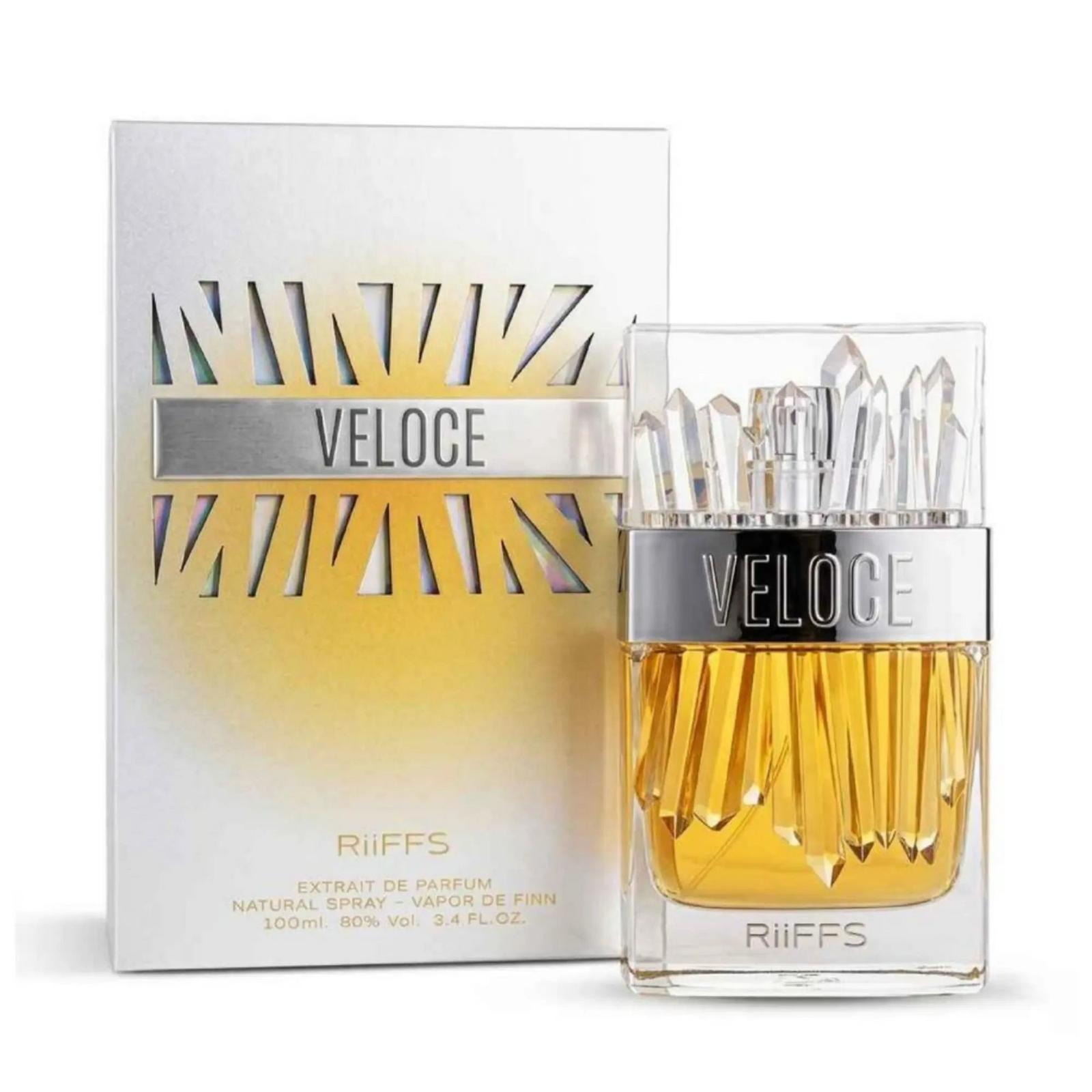 Riiffs Veloce 100ML perfume bottle and box