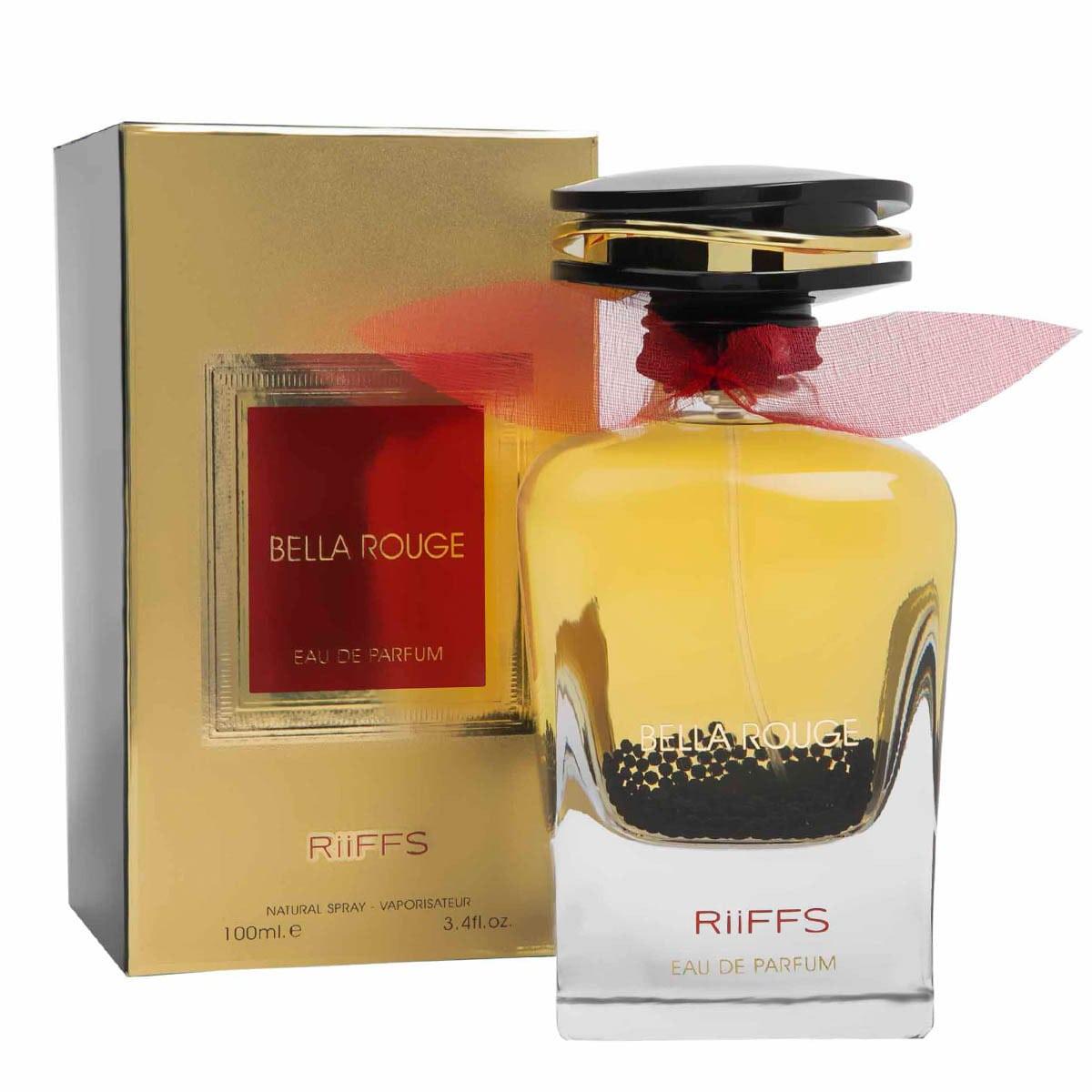 Riiffs Bella Rouge 100ML perfume bottle and box