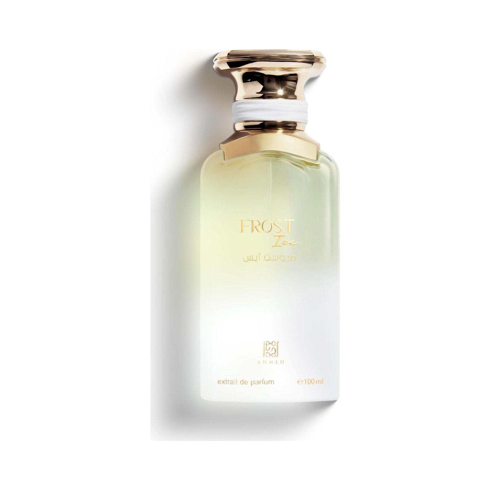 Ahmed Al Maghribi Frost Ice 100ml perfume bottle on white