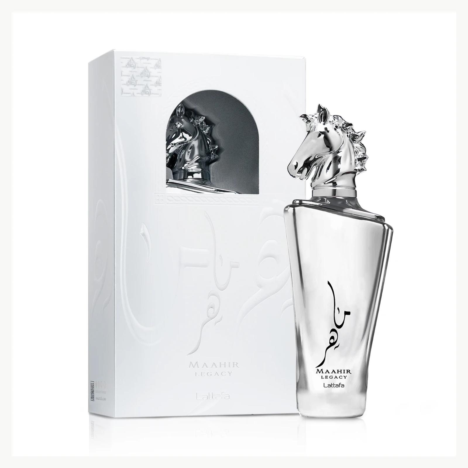 Lattafa Maahir Legacy authentic perfume bottle in Pakistan - view 2
