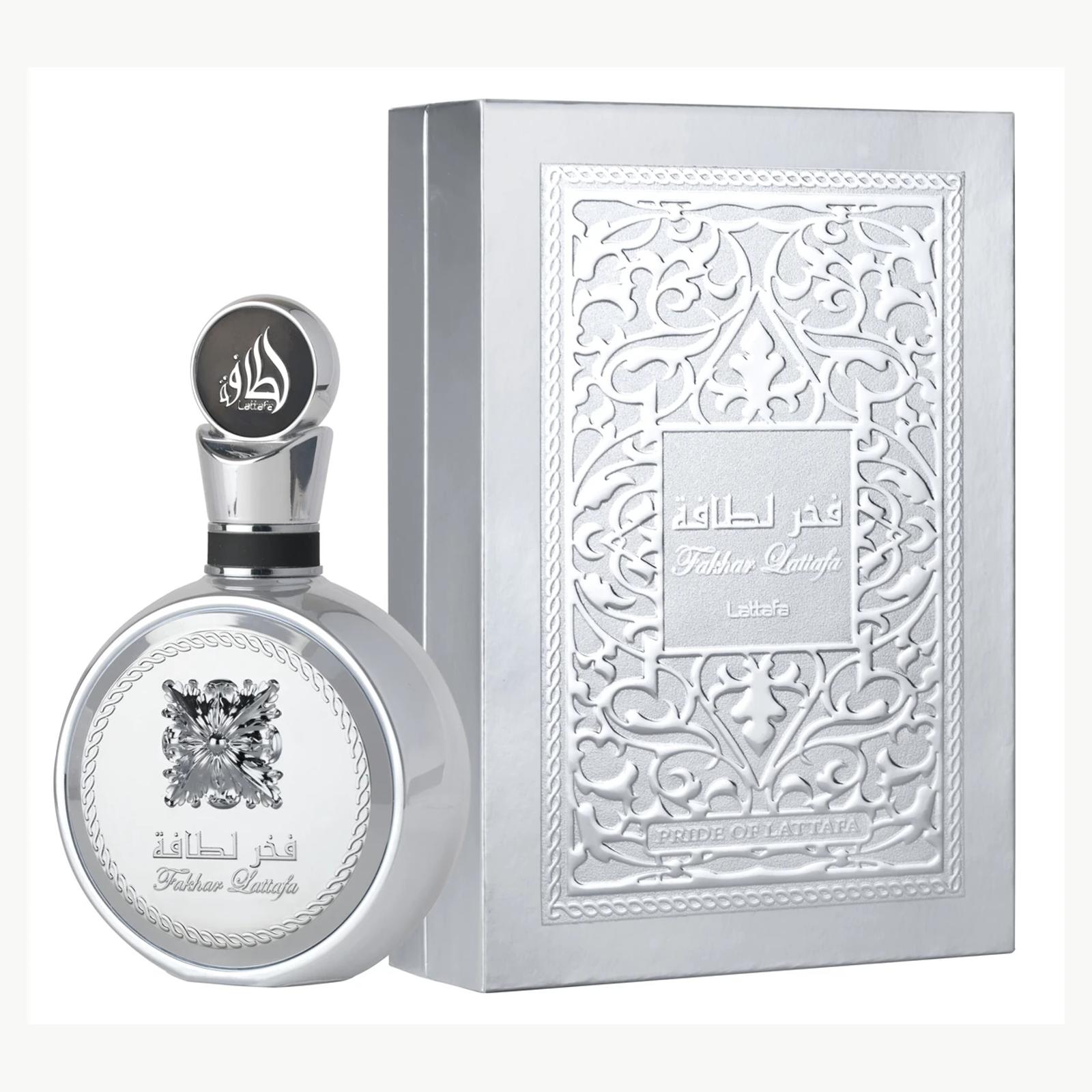 Lattafa Fakhar Lattafa Platinum authentic perfume bottle in Pakistan - view 2