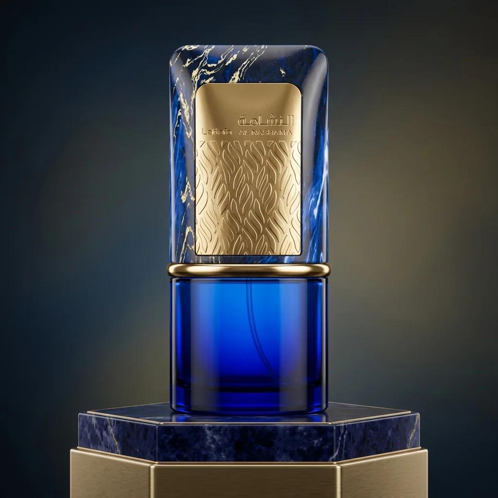 Lattafa Al Nashama Caprice perfume bottle