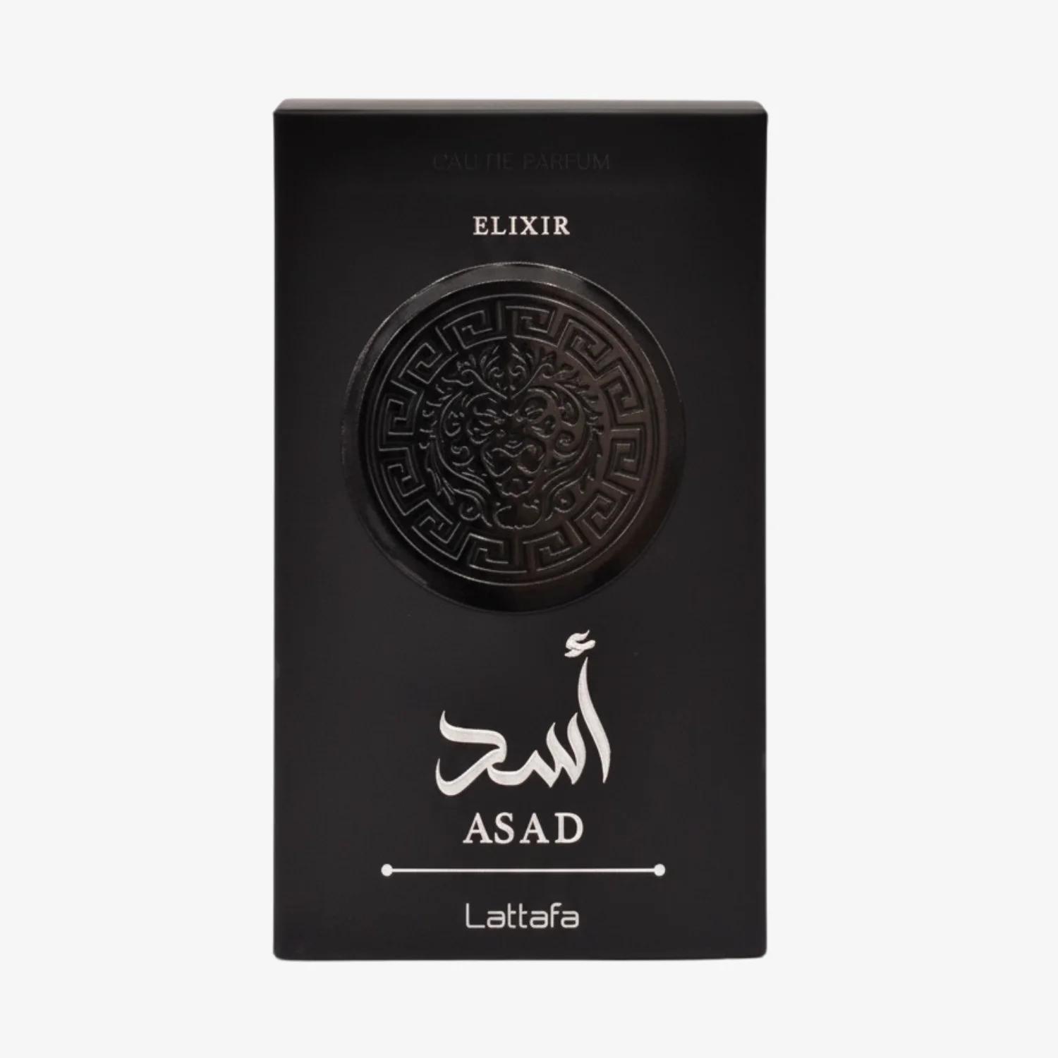 Lattafa Asad Elixir luxury presentation box